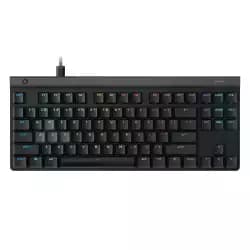 لوجيتك G G515 RAPID TKL كيبورد جيمنج ميكانيكي سلكي انالوج نحيف مع إضاءة LIGHTSYNC RGB - أسود | 920-013855