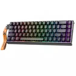 ATTACK SHARK X68MAX HE Rapid Trigger CNC Aluminum Keyboard Magnetic Switch 60 Wired 8KHz CNC Aluminum Magnetic Keyboard With 0.005mm RT Accuracy, Support RT/Snap Tap/DKS/MT/TGL  - Black Contour