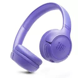 سماعة رأس جي بي ال Tune 530 BT لاسلكية فوق الأذن مع صوت JBL Pure Bass، بلوتوث 6.0، تصميم قابل للطي وبطارية تدوم 76 ساعة، Google Fast Pair/Microsoft Swift Pair، بنفسجي