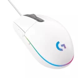 ماوس جيمنج لوجيتك G102 LIGHTSYNC مع إضاءة RGB قابلة للتخصيص، 6 أزرار قابلة للبرمجة، خفيف الوزن (أبيض)
