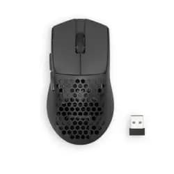 ماوس جيمنج سلكي خفيف الوزن بتصميم خلية النحل Redragon M805-LITE Bludhound Lite بـ 10000 DPI - أسود