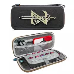Generic The Legend of Zelda Carrying Case for Nintendo Switch 2 - Gray