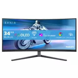 Philips Evnia 34" Curved QD-OLED Gaming Monitor – 3440×1440 / 175Hz / HDR True Black |34M2C6500