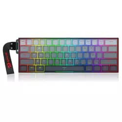 REDRAGON K617 Fizz Magnetic+ Wired 60% RT Magnetic Switch Gaming Keyboard - Black | K617GGB-RGB-MP