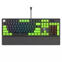 Havit Gamenote KB926L Wired Black & Green (Jiuzi Blue Switch) RGB Backlit Mechanical Gaming Keyboard