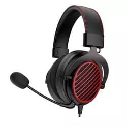 سماعة جيمنج سلكية Redragon H540 بصوت محيطي 7.1، حساسية 2dB، مقاومة 64، وسائد أذن Ice Silk، سماعات 53mm، للويندوز، بلايستيشن، اكس بوكس، نينتندو سويتش، أسود | H540
