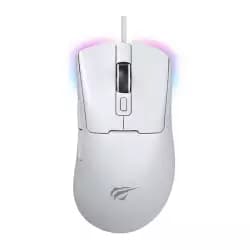 ماوس جيمنج هافيت MS966 قابل للبرمجة 12000DPI - أبيض | MS966