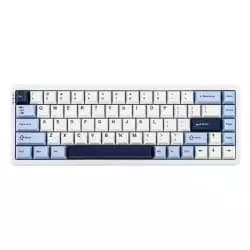 كيبورد جيمنج سلكي مغناطيسي AJAZZ AK680 MAX بمفاتيح Rice Hifi، أزرق جليدي