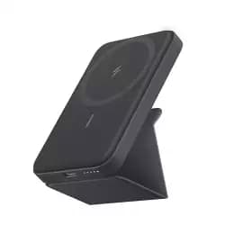 انكر 622 MagGo شاحن متنقل لاسلكي مغناطيسي 5000mAh بمنفذ واحد اسود - A1614H13
