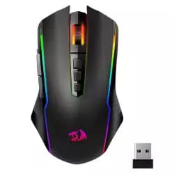 ماوس جيمنج Redragon M914 NIX RGB ثلاثي الاتصال 2.4G/USB-C/بلوتوث - أسود