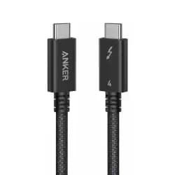 Anker Thunderbolt 4 USB-C to USB-C Data Cable, 1 Meter, 240 Watt, Black - A84N0011