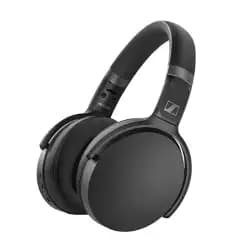 سماعة رأس Sennheiser HD 450SE بلوتوث 5.0 لاسلكية مع اليكسا - خاصية إلغاء الضوضاء النشطة، بطارية تدوم 30 ساعة، شحن سريع USB-C، قابلة للطي - أسود (مفتوحة العلبة)