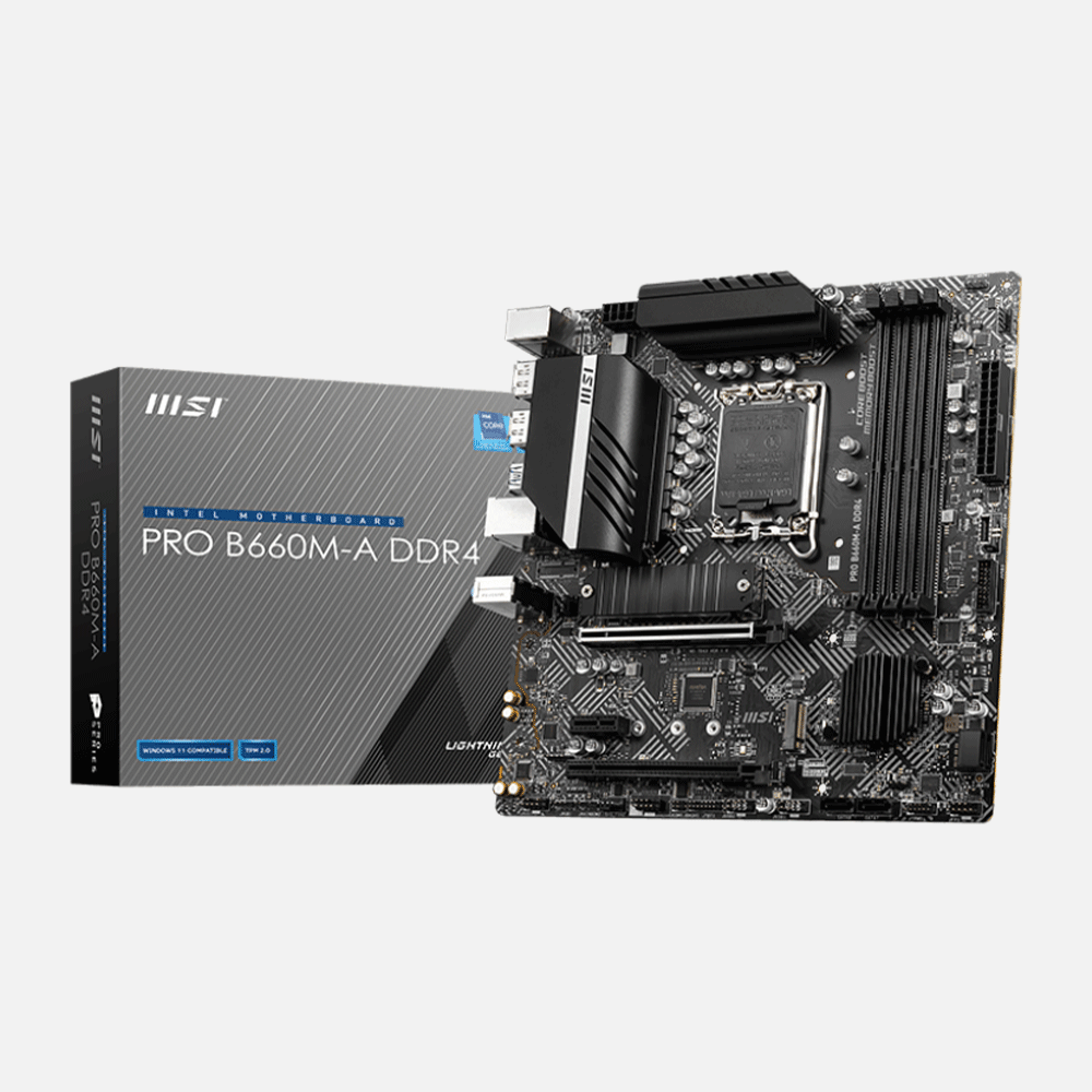 لوحة أم ام اس اي B660M P Pro تدعم DDR4