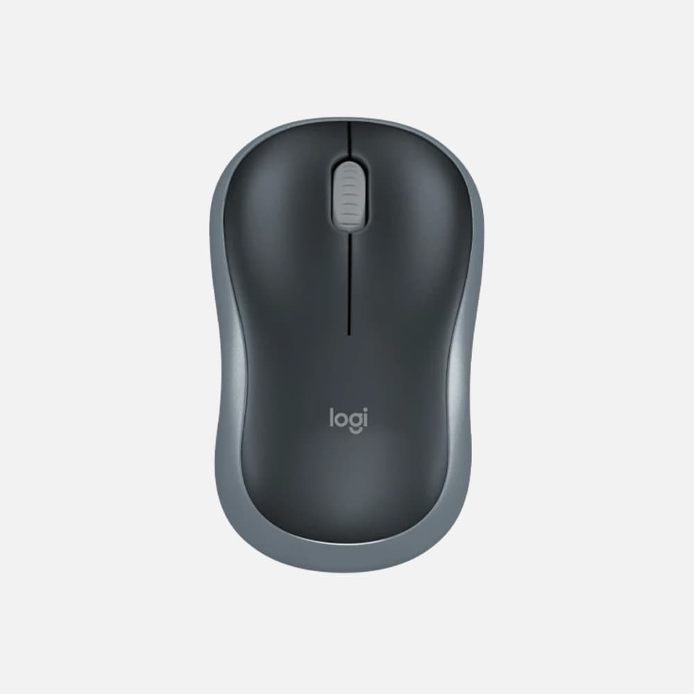 LOGITECH M185 Wireless Mouse – SWIFT GREY – EWR2