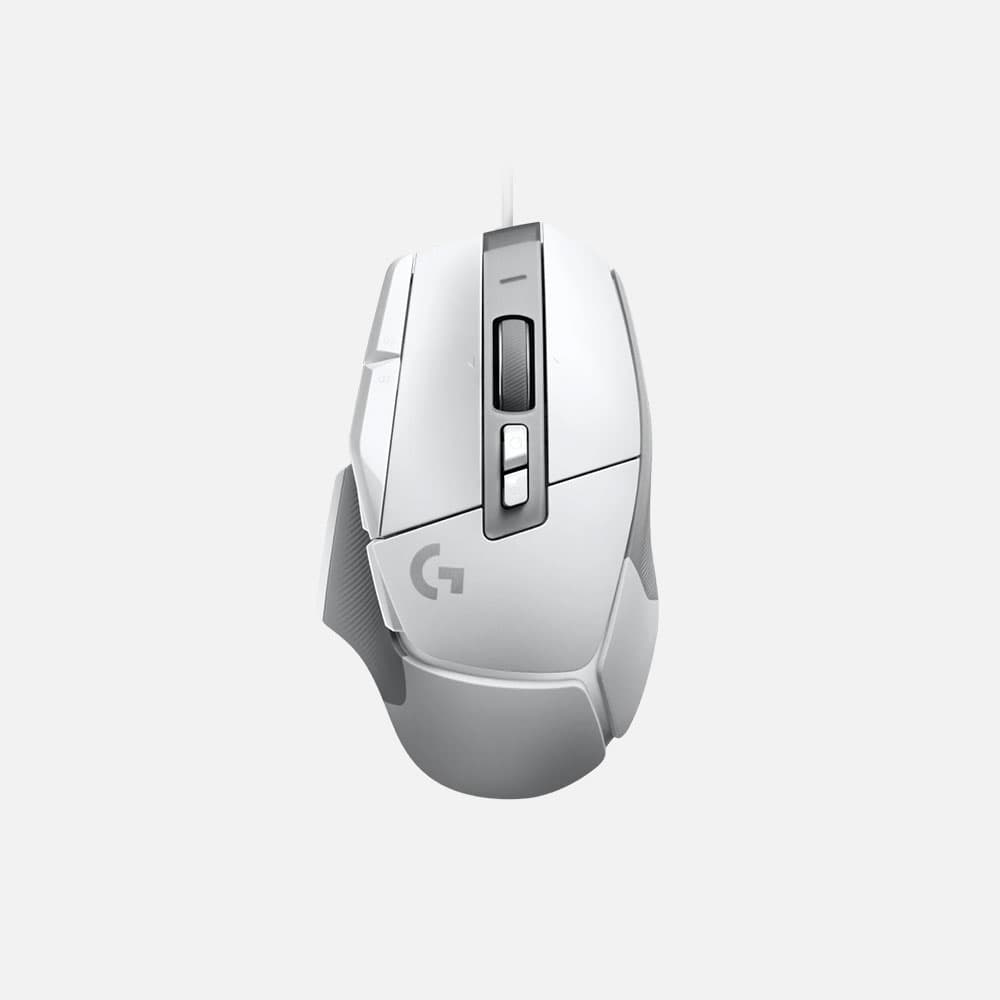 LOGITECH G502 X Corded Gaming Mouse – WHITE – USB – EWR2