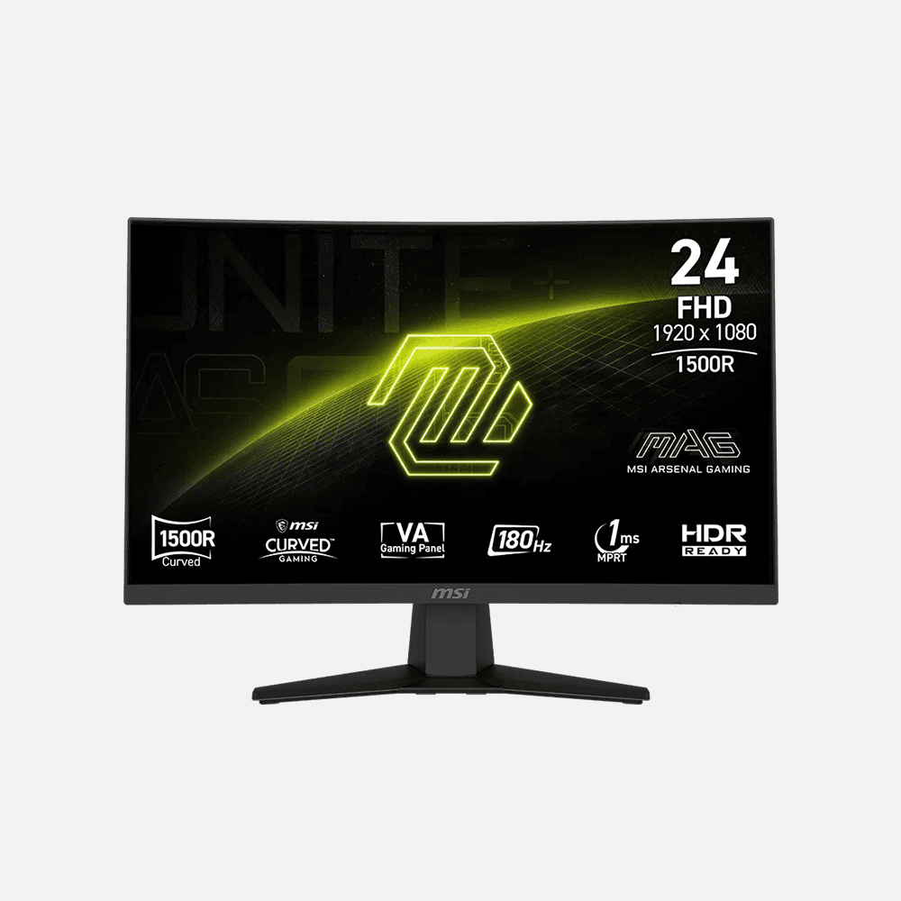 MSI MAG 244C 24INSH VA 1500R 180HZ HDR 1MS CURVED