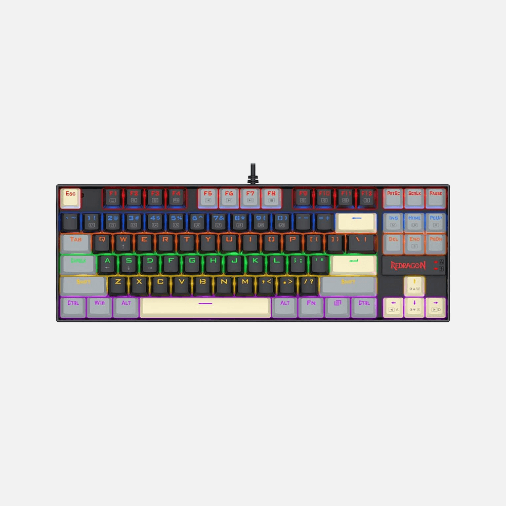 Redragon K552 LGY-R KUMARA Edition Wired Rainbow Mechanical Gaming Keyboard – RED Switch