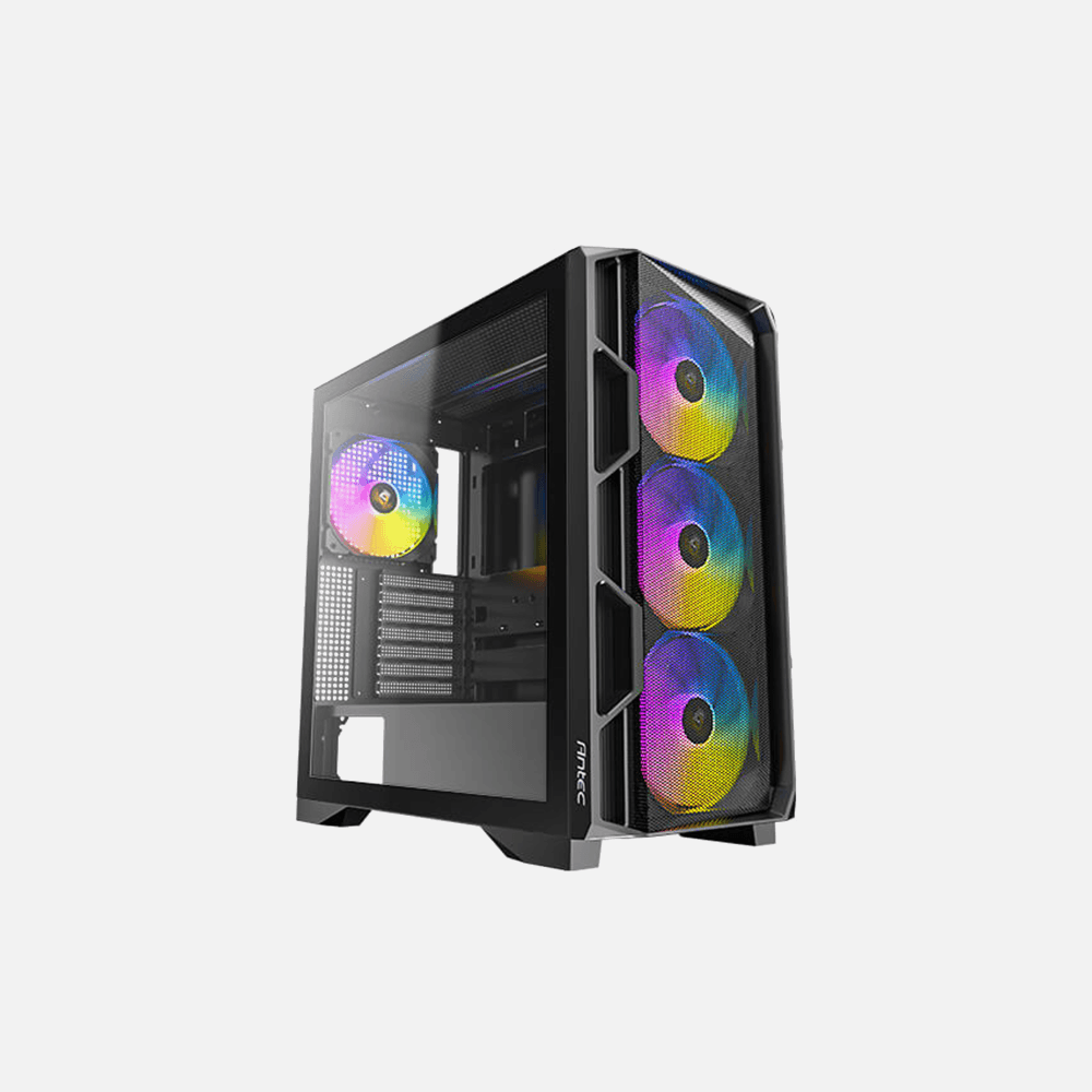 Antec AX1000 Lite ARGB Mid-Tower Case with 4×140mm ARGB Fans +750w bronze