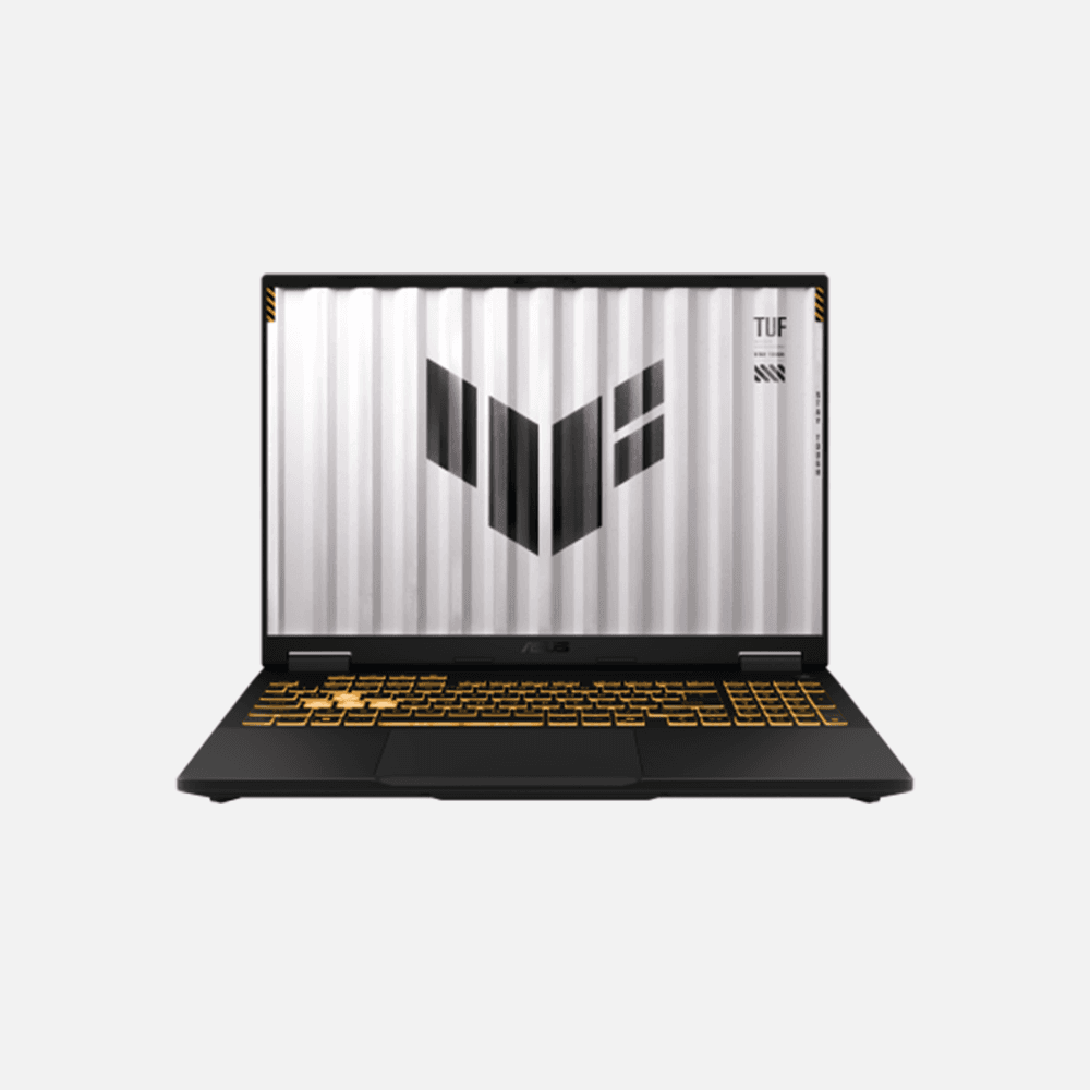 لابتوب اسوس TUF F16 FX608JHR-RV057W، معالج Ci7 14650HX، رام 16GB، هارد 512GB M.2، كرت شاشة RTX 5050 8GB، شاشة 16 بوصة FHD 165Hz، ويندوز 11