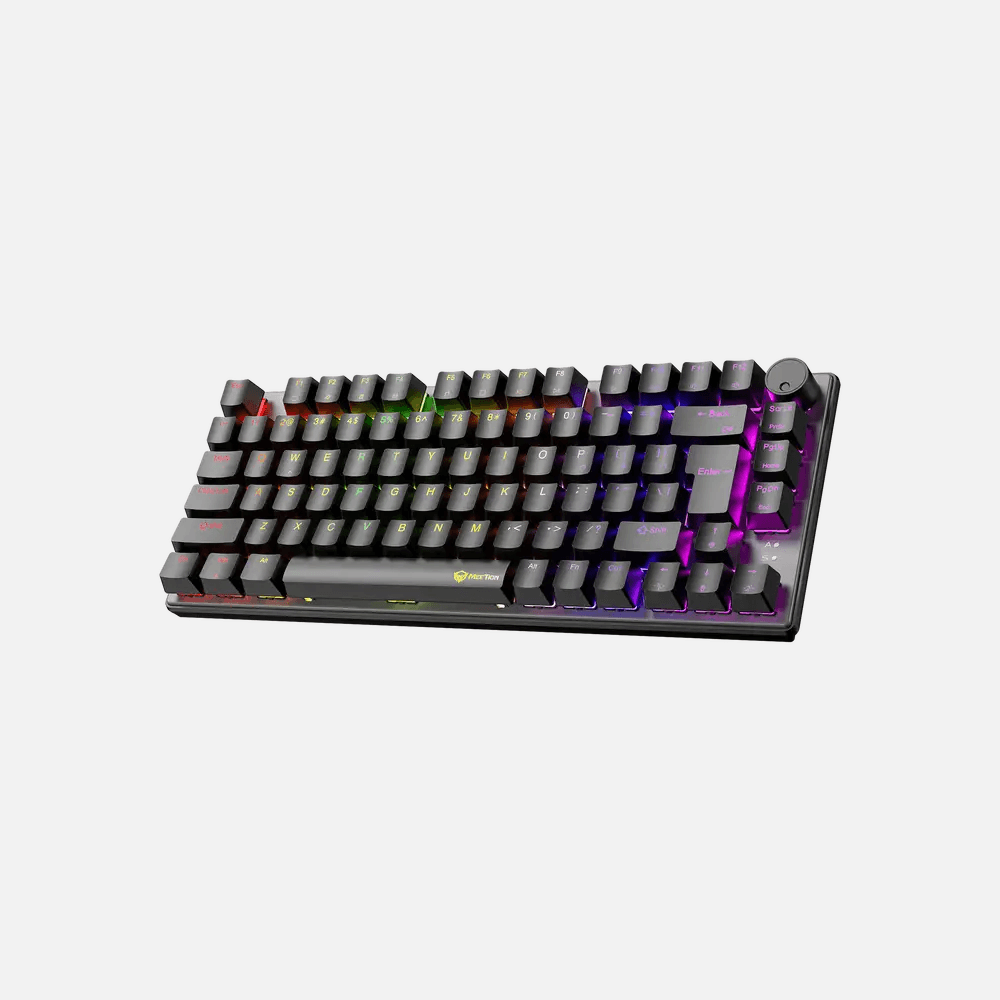 Meetion MK006 PRO RGB 75% Hot Swappable Red switch Arabic Wired Mechanical Keyboard