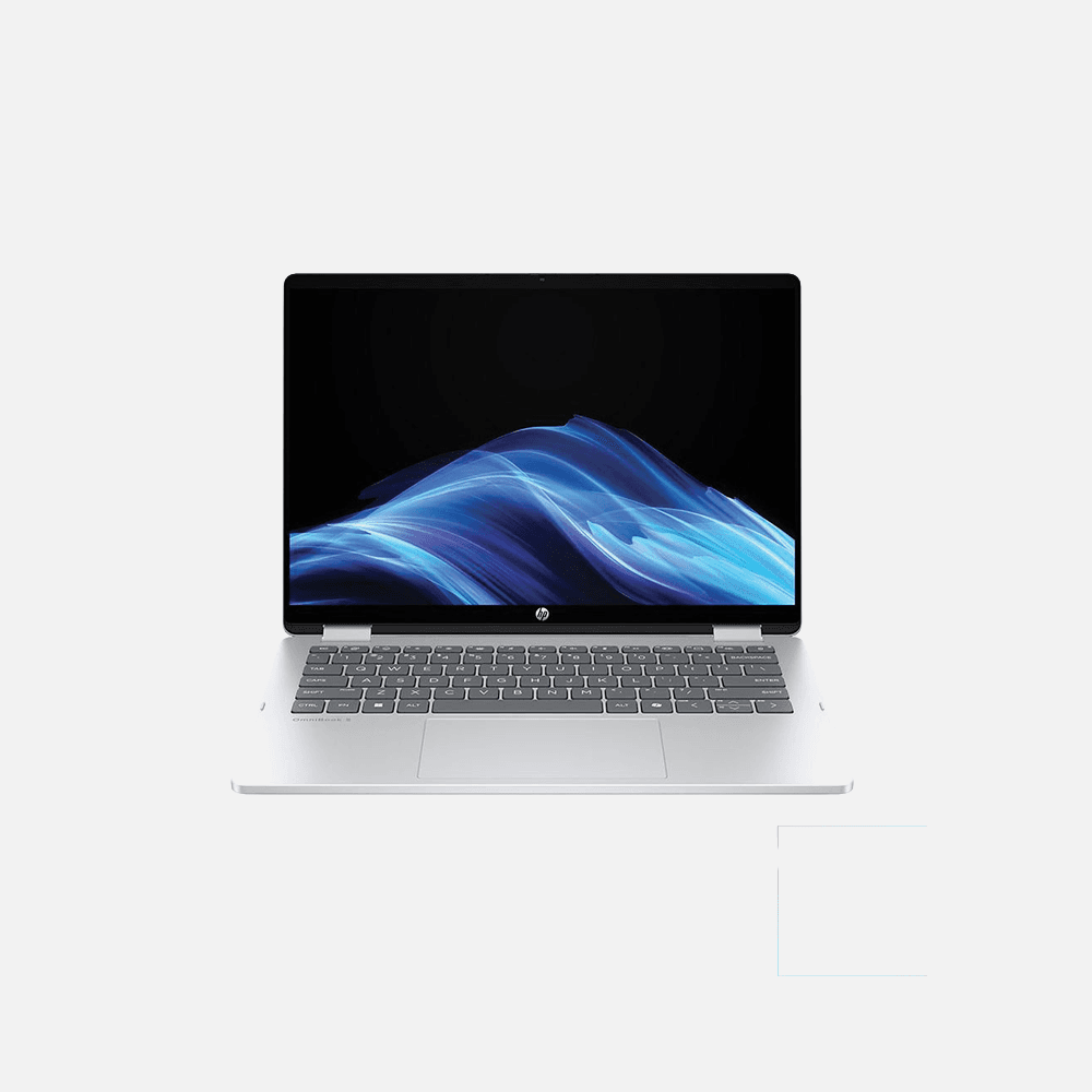 HP OmniBook 5 Flip 14-fp0025ne, Core i5 -1334U ,8GB LPDDR5 5200 , 512GB PCIe ,Intel Iris Xe , , Glacier Silver – Touch/14.0 – IPS, KBD SGY , Win 11,3 years