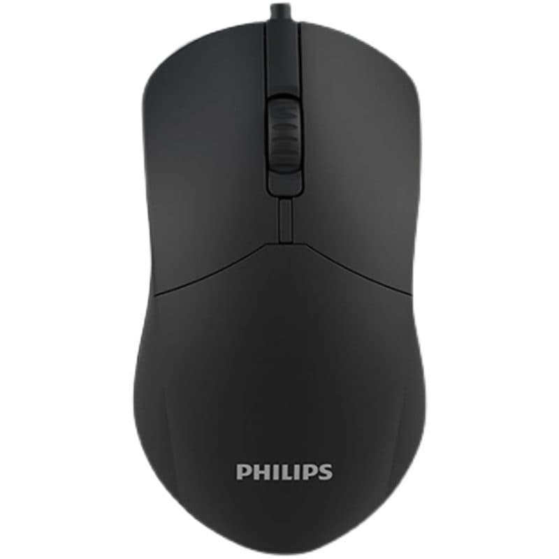 Philips M104 USB Optical Office Mouse – Black (SK7104)