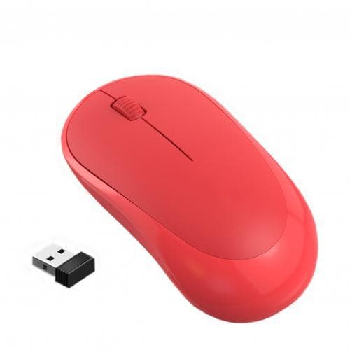 FOREV FV-185 Wireless 2.4Ghz Office Mouse – Energy Saving Lightweight -10m Range| Red