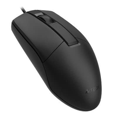 A4Tech OP-330s Optical Office Mouse USB -1200DPI For PC / MAC | Black
