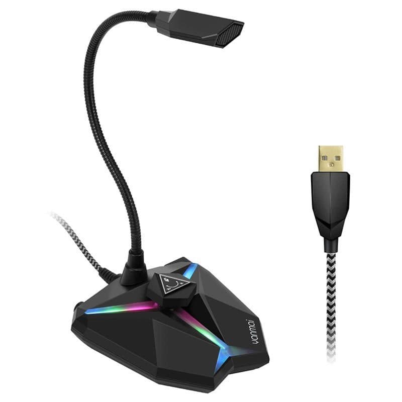Yanmai G35 Gooseneck RGB Desktop Gaming Microphone | Black