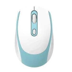 FOREV FV-F50 Wireless Mouse Office Lightweight -10m Range | Mint Green / White