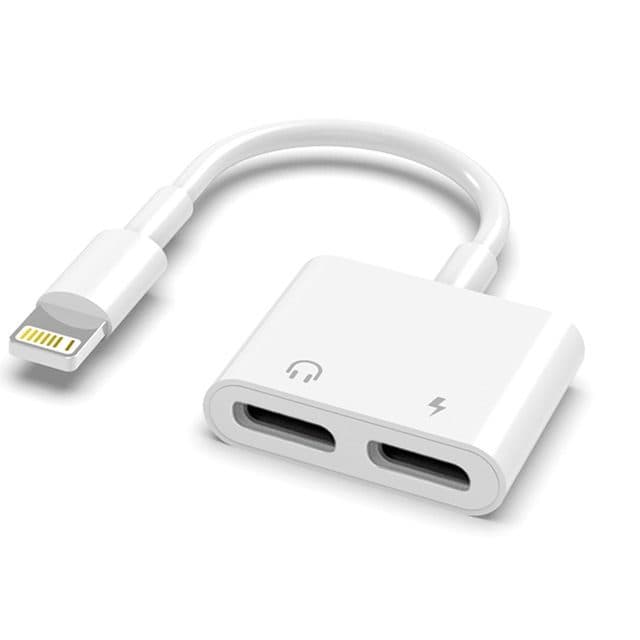 ONTEN iPhone 2 In 1 Earphone & Charging Lighting Splitter Adapter | OTN-25102