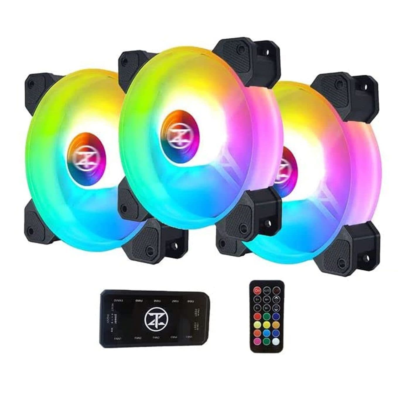 Techno Zone F-3000 RGB Case Fans Kit (3 in 1) | Black