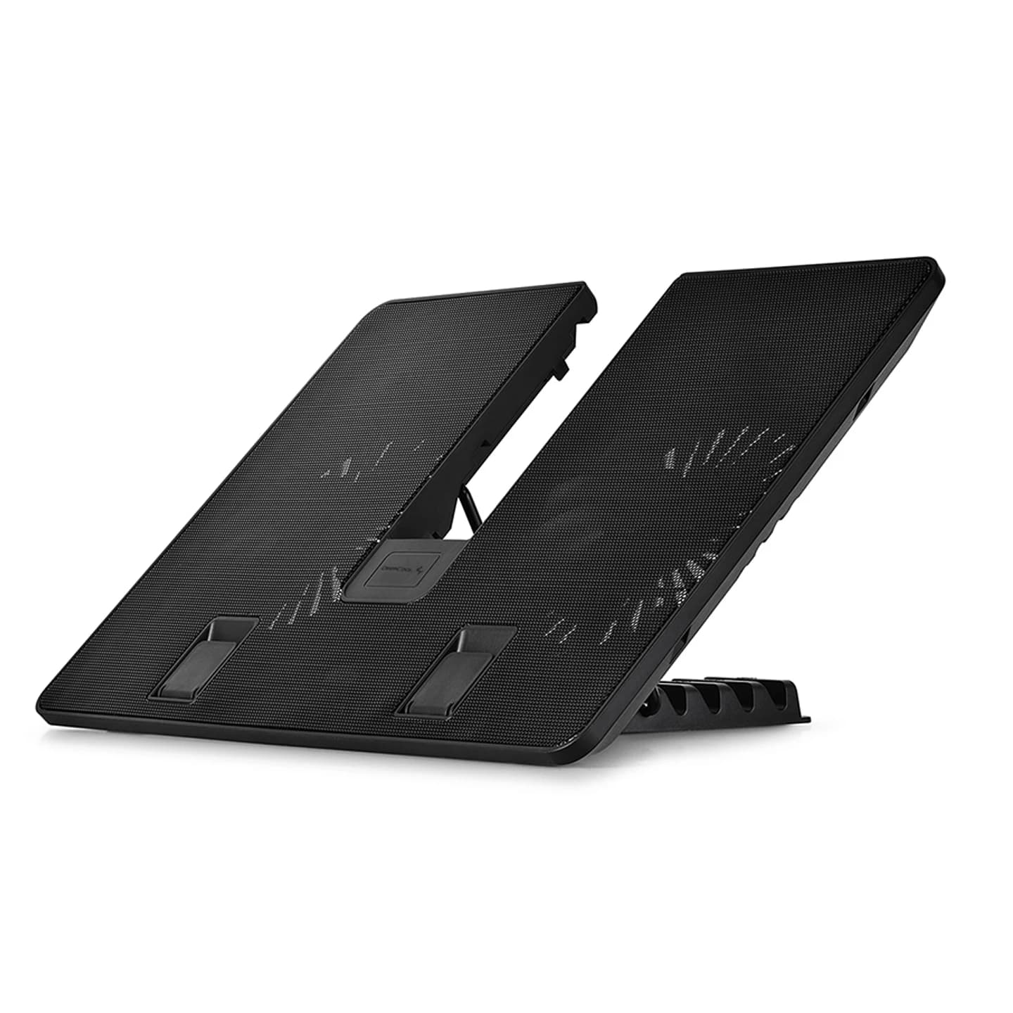 DeepCool U-PAL Laptop Cooling Pad Stand – 2x140mm Silent Fans – USB3.0 Port – UP 15.6” | Black