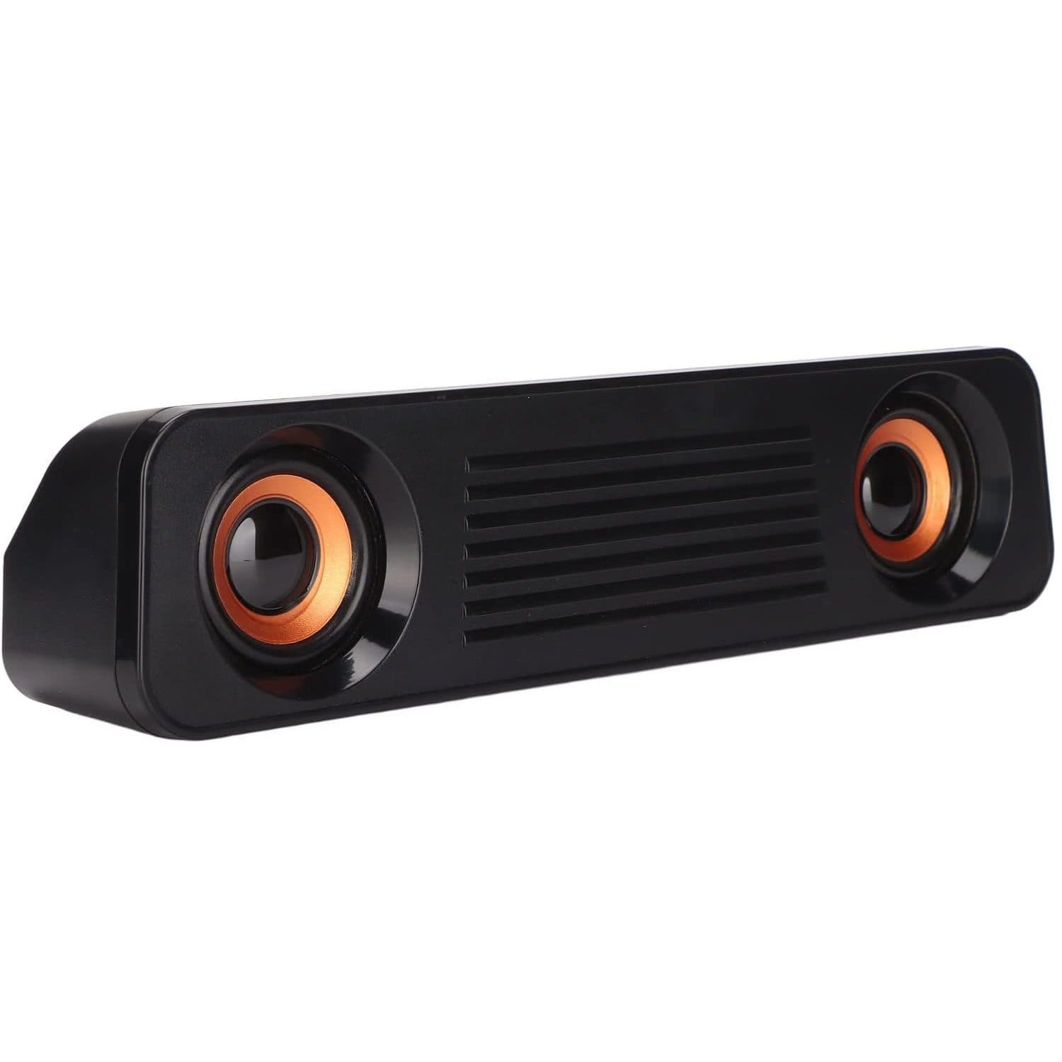 B83 PC Speaker Soundbar (6W) – 3.5mm Jack + USB Powered For Laptop, Desktop