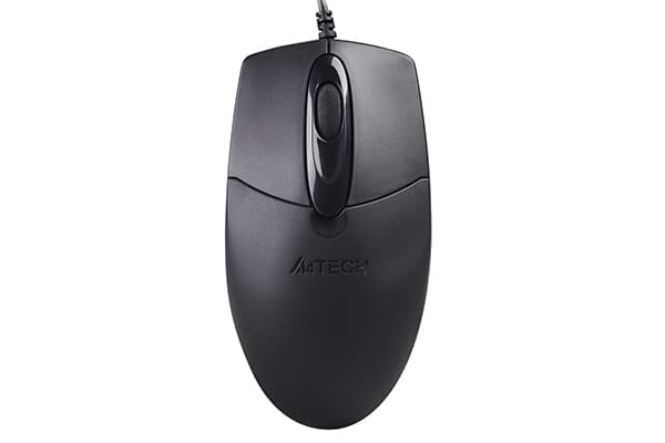 A4Tech OP-720s Silent Optical Office Mouse USB -1200DPI For PC / MAC | Black