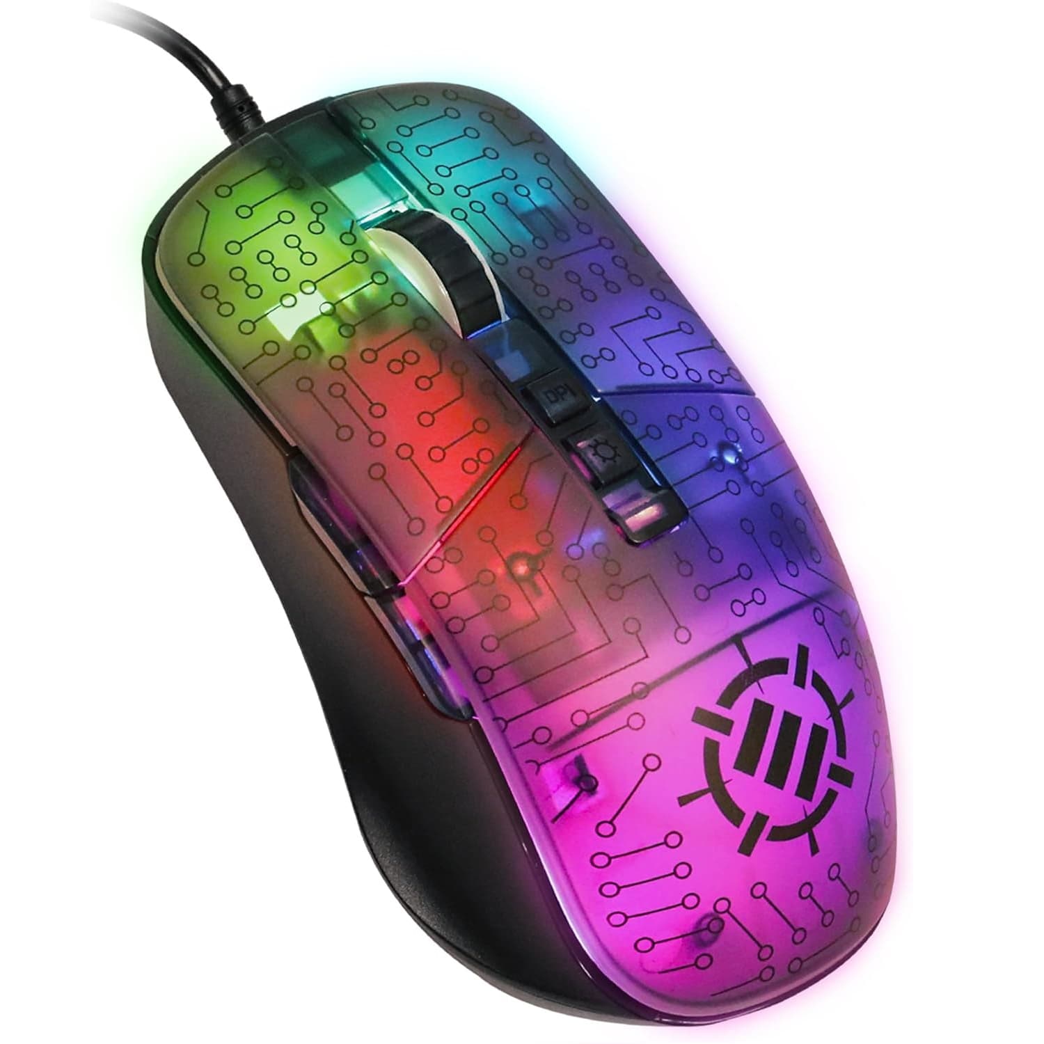ENHANCE Voltaic 2 Gaming Mouse RGB / 7000DPI  / 7 Programmable Buttons (Software) | Black