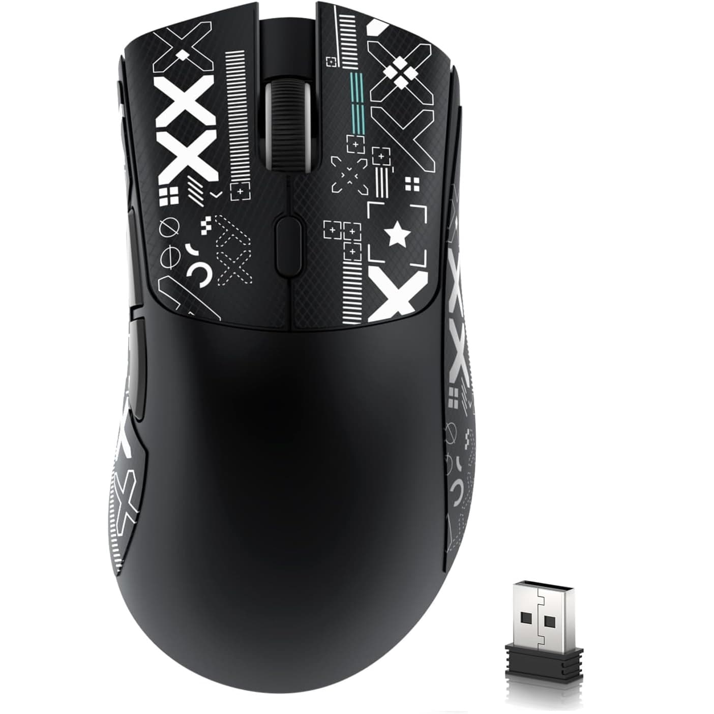 Attack Shark R1 Wireless Gaming Mouse with Grip Tape | Black