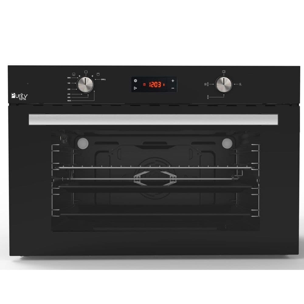 Purity Built-In Gas Oven 105 Liter 90 Cm Digital with Gas Grill - Black - KPD917GG GBL