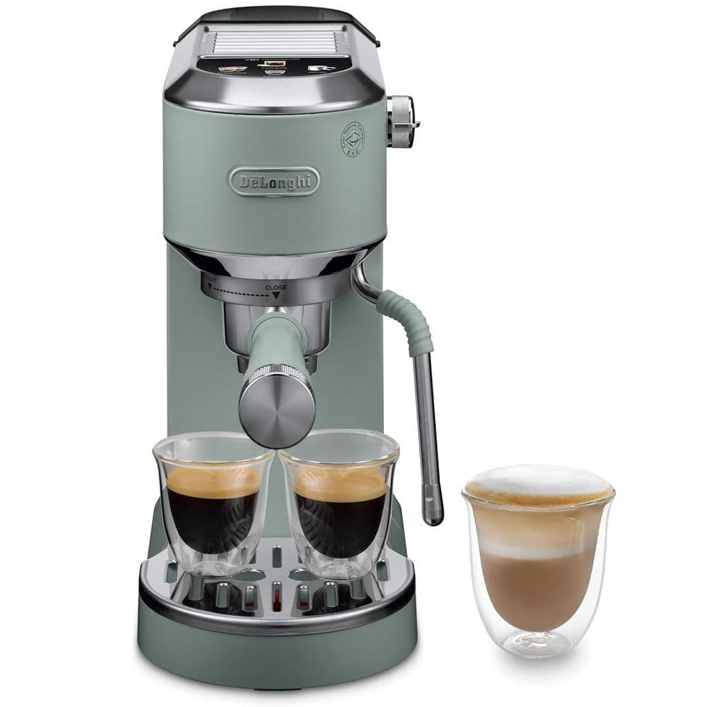 De'Longhi Dedica Duo Espresso Machine With Cold Brew 1 Liter - 1450 watts - Green - EC890.GR