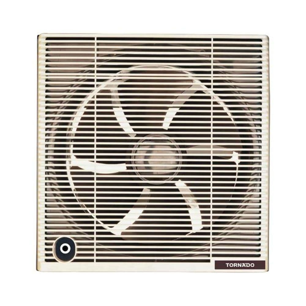 Tornado Bathroom Ventilating Fan 25 CM Privacy Grid - Creamy - TVS-25CM