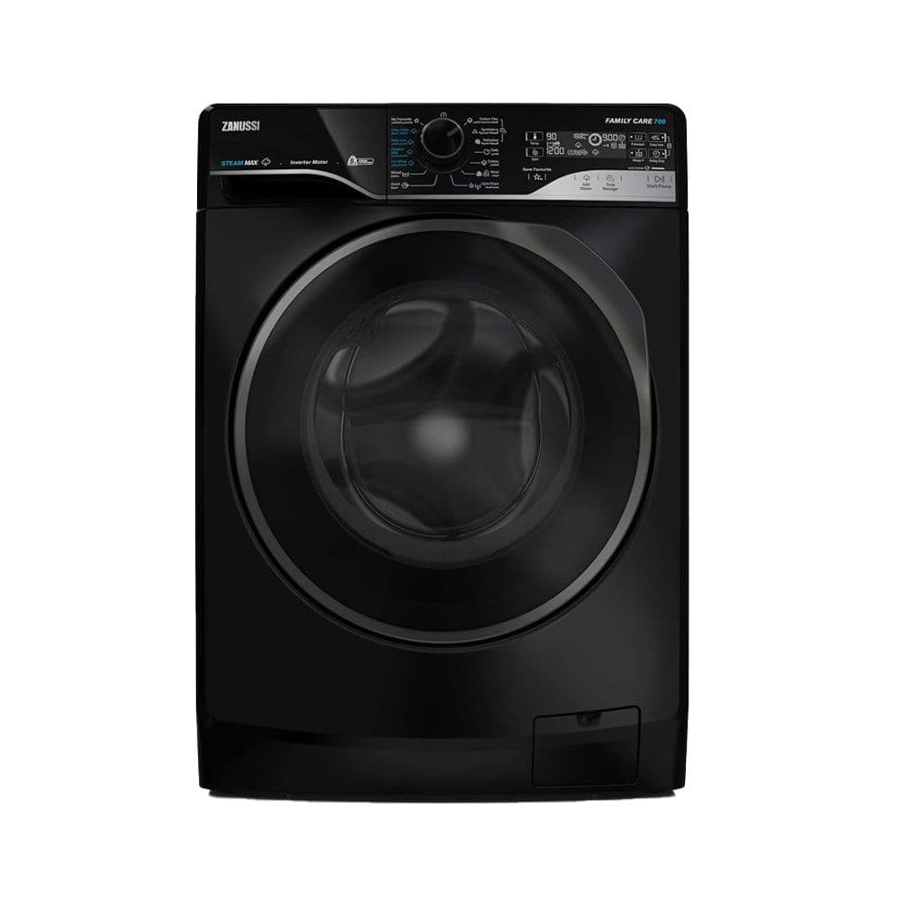 Zanussi Automatic Washing Machine Digital Multi Program 9kg - 1200 RPM TC2 - Motor Inverter - Black - ZWF9221BR7 - 914909478