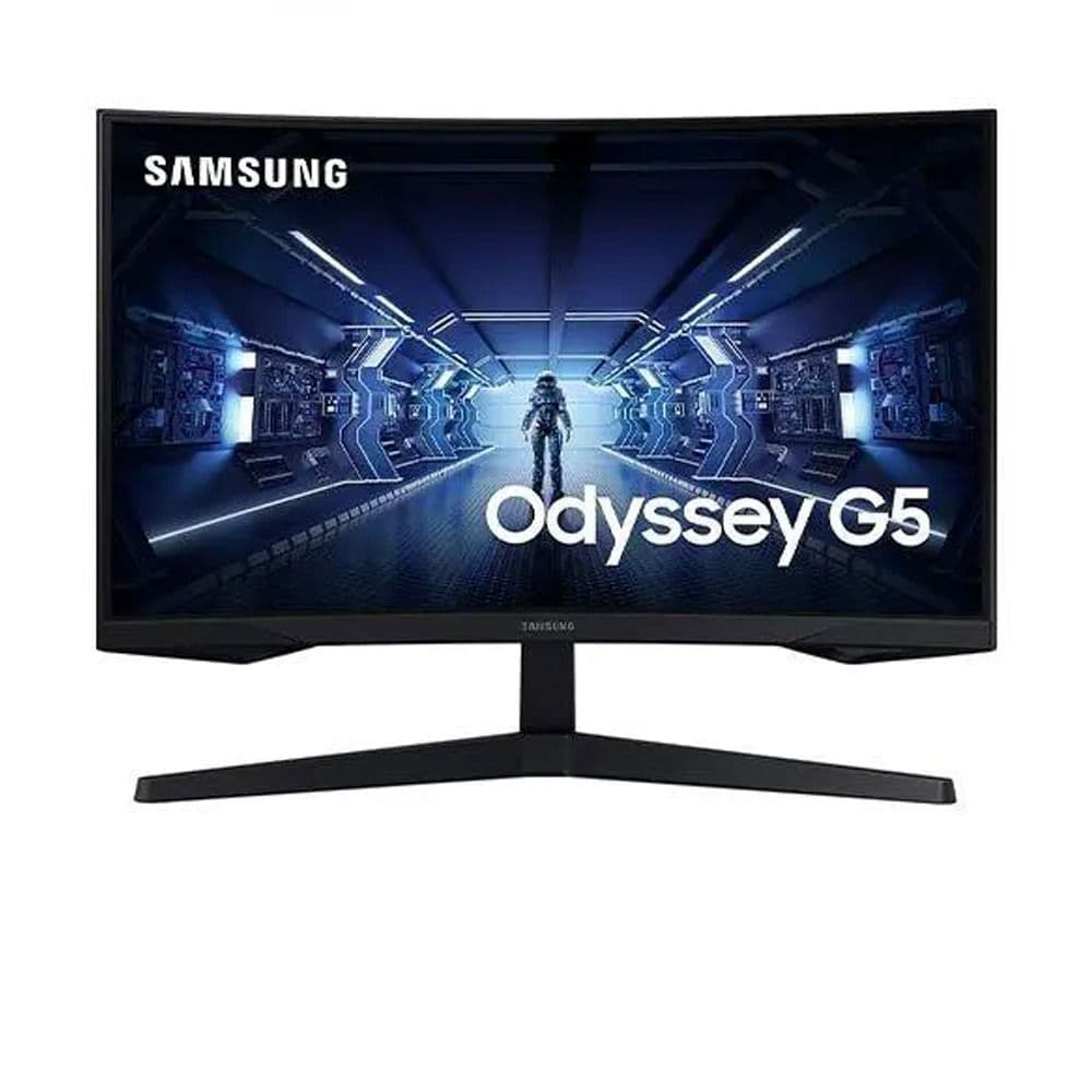شاشة جيمنج سامسونج Odyssey G5 مقاس 32 بوصة LED منحنية QHD 165Hz - LS32CG552EMXEG