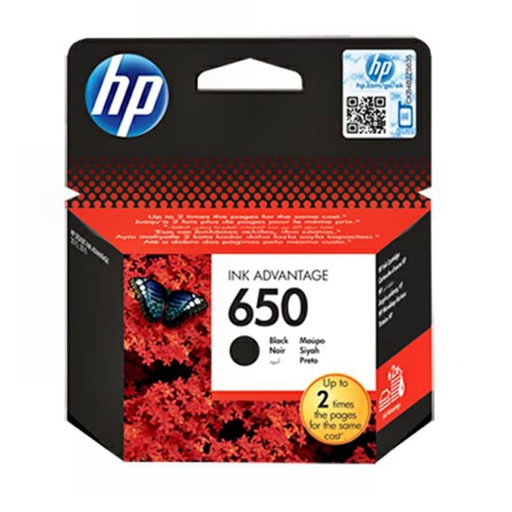 HP 650 Original Ink Advantage Cartridge - Black