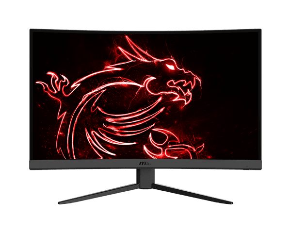 شاشة ام اس اي Optix G27CQ4، مقاس 27 بوصة منحنية للجيمنج، 2560 x 1440 (WQHD)، VA، 165Hz، 1ms، FreeSync، HDMI، Displayport، أسود