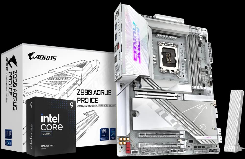 Bundle Gigabyte Z890 AORUS PRO ICE WiFi 7 + Intel Core Ultra 9 285K