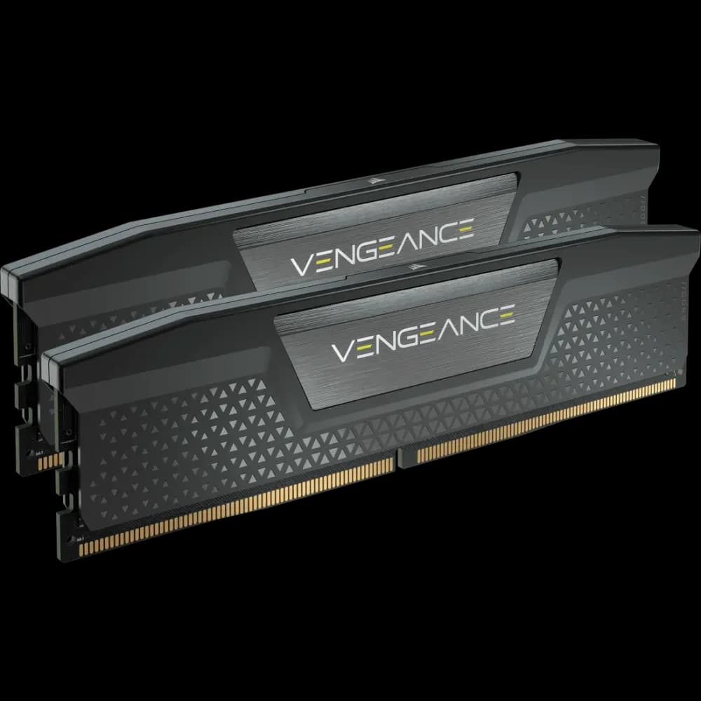 CORSAIR VENGEANCE 32GB (2x16GB) 5600MHz CL40 DDR5 – High-Performance Memory Kit, On-Die ECC, Black