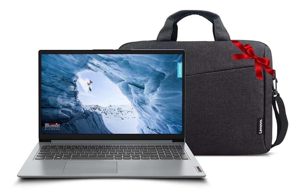 لابتوب لينوفو IdeaPad 1 15IAU7، معالج انتل كور i3-1215U، شاشة 15.6 بوصة، هارد 256GB SSD، رام 4GB، كرت شاشة انتل UHD، ويندوز 11 - رمادي كلاود