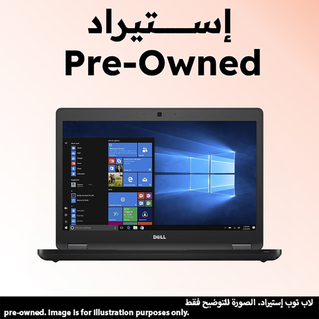Dell Latitude 5480 Laptop ,Intel Core i5-6300U ,256 GB ,8 GB ,Intel HD Graphics 620