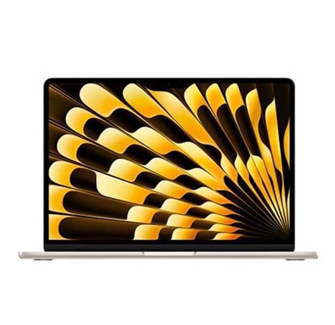Apple MacBook Air 2025 MW0Y3 Laptop ,Apple M4 chip with 10-core CPU 13 Inch ,256 GB ,16 GB ,Apple 8-core GPU ,macOS - Starlight