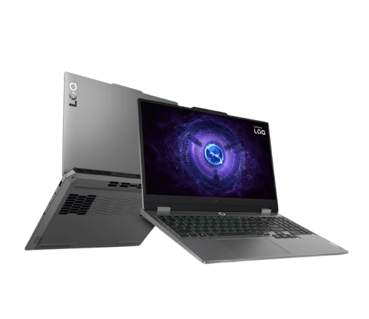 Lenovo LOQ 15IRX9 83DV012HED Gaming Laptop ,Intel Core i5-13450HX 15.6 Inch ,512 GB ,24 GB ,NVIDIA GeForce RTX 3050 ,FreeDos - Luna Grey